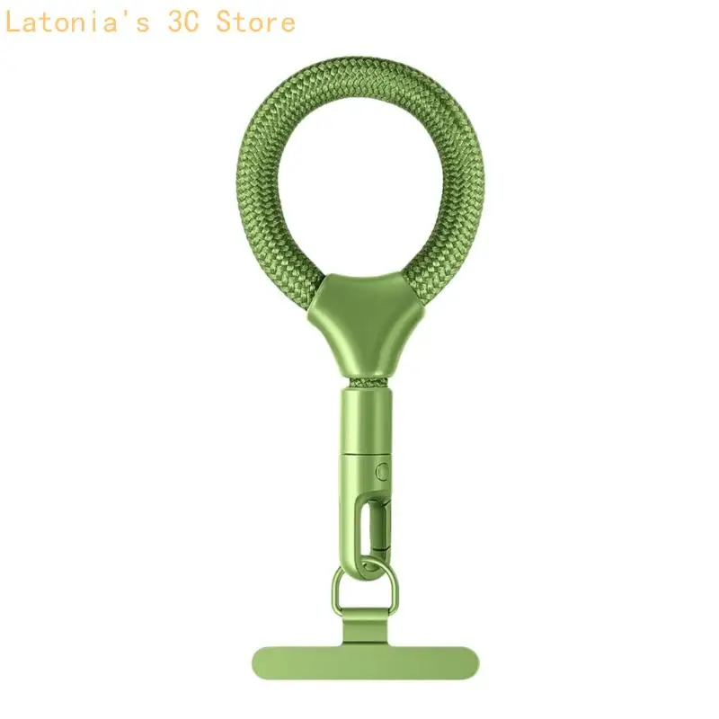 Sehr dünnes 0,18 mm starkes Handy-Umhängeband aus Stahl mit weichem Polyester-Kordel und verstärkter Tragfähigkeit von 10 kg für – Detail 4