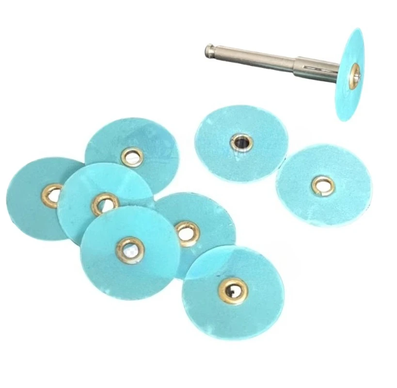 48pcs/pack Lab Finishing and Polishing Polish Disc 12mm/14m Gross Reduction Bur Set Resin Filling Polishing Tool..