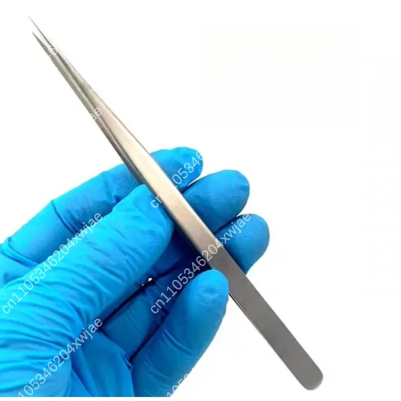 Glass Art DIY Sharp Tweezers, Pointed Tip Lampwork Tool, Precision Flamework Shaping Tweezers for Crafting