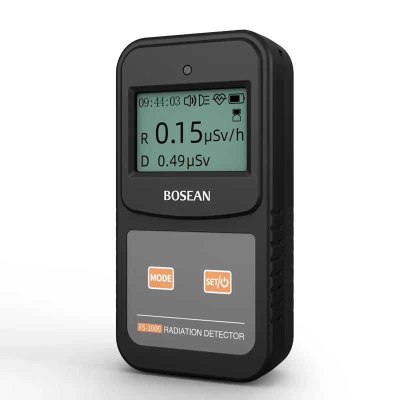 

Bosean Digital Handheld Geiger Radiation Detector with Battery Gamma Ray Detector Water quality nuclear radiation detector