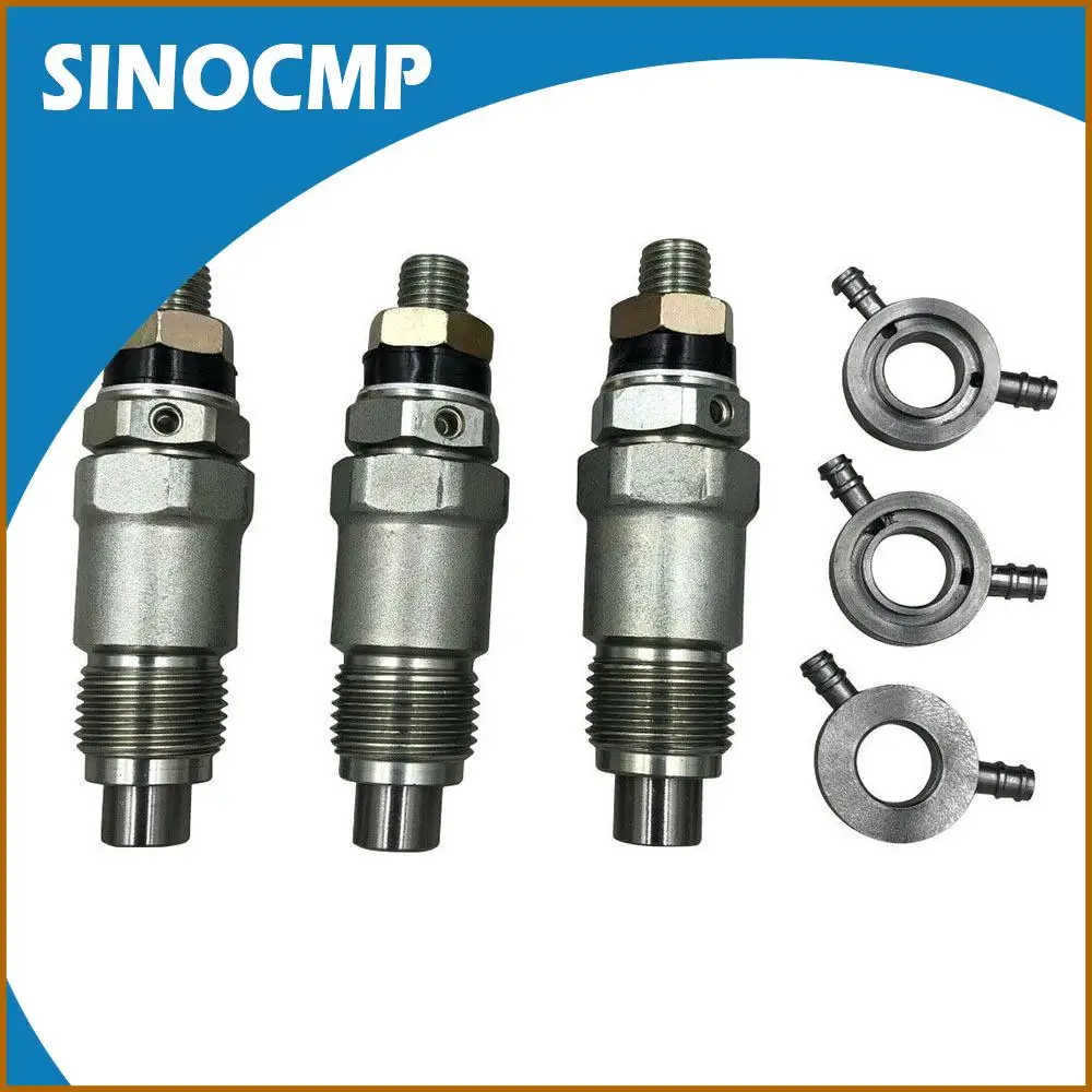 

3 шт. топливная форсунка в сборе 15271-53020 1527153020 15271-53000 для двигателя Kubota D750 D850 D950 D1302 D1402 V1702 V1902