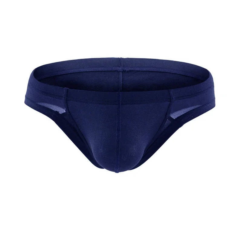 

Men Underwear Solid Briefs Low Waist Breathable Lingerie Man Underpants Bikini Brief Jockstrap Cotton Pouch Panties