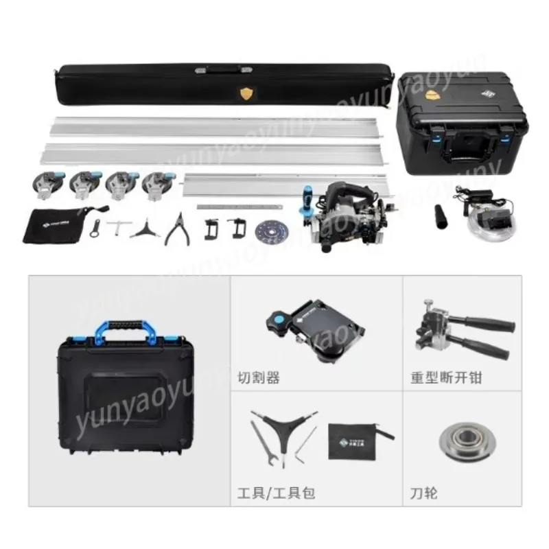 Electric Track Cutting Machine Ceramic Tile Slate Chamfering Straight Cutting Large Plate Cutting Water Jet