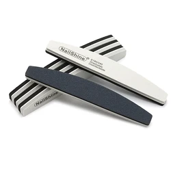 3/5/10Pcs Nail Sponge File Buffer For Nail Stuff Sanding Professional Nail Tools 100/180/220/240 Grit Double Sided Manicure File