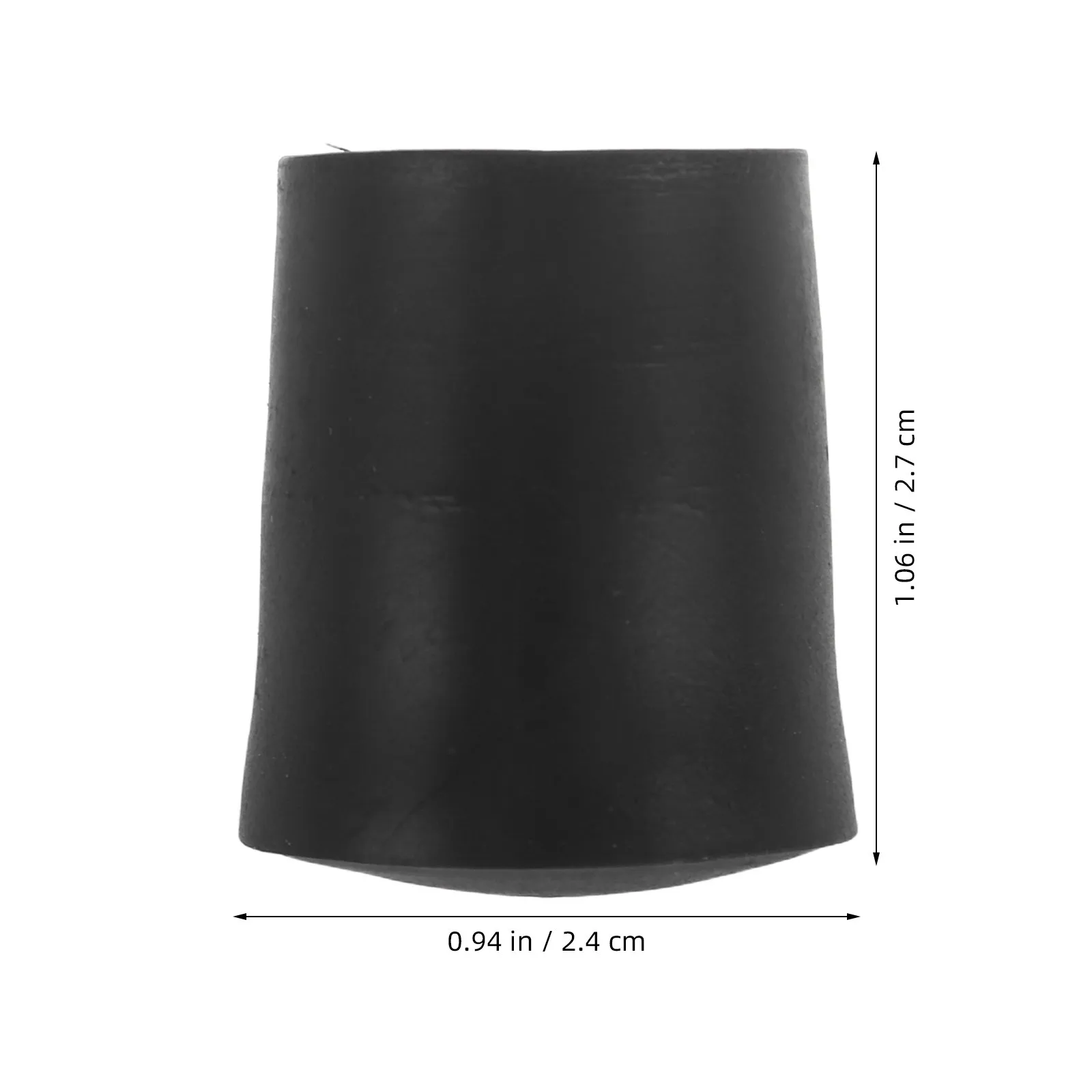 Blind Stick Accessories Cane Tips Rubber Tip Foot Black Sensitive Ground Feedback Wear Resistant Lightweight Easy
