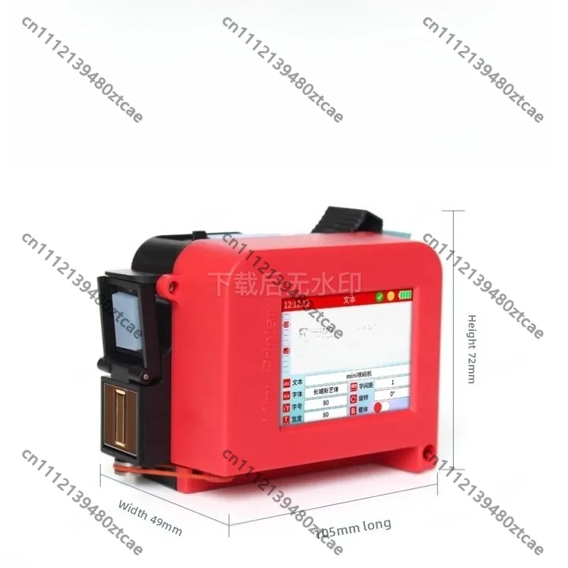 Portable Handheld Ink Coding Machine Food Packaging Bottle Can Date Printing Expiry Marking Tool