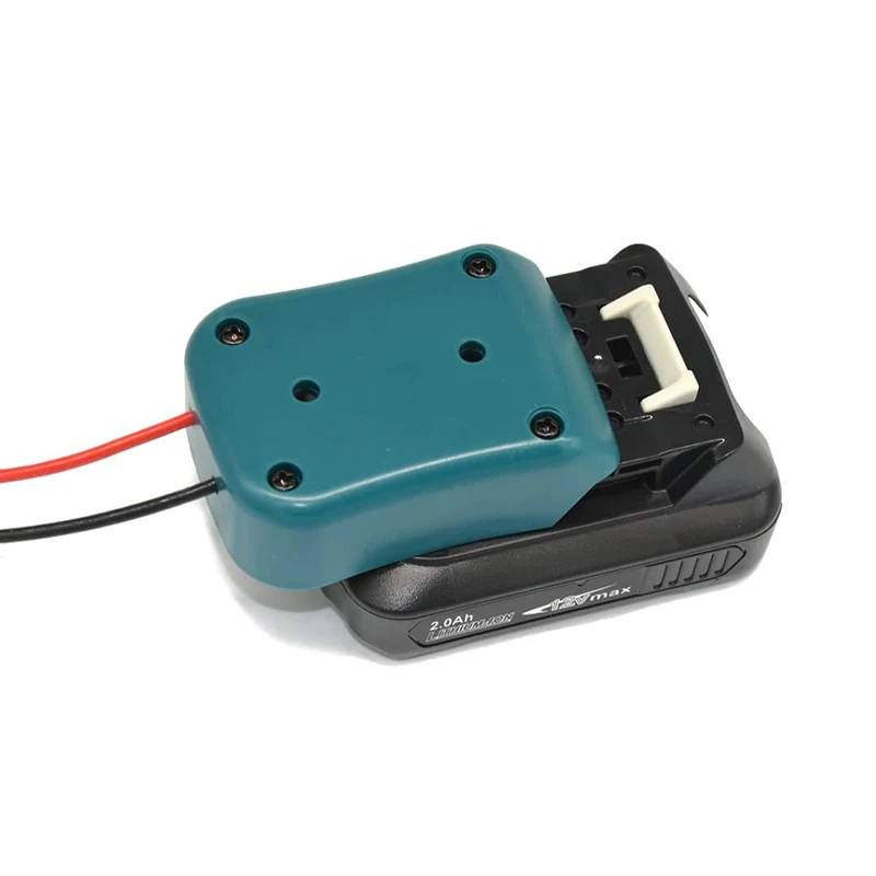 Imagem -03 - Adaptador de Bateria para Makita 10.8v12v Li-ion Bateria Rodas de Energia Adaptador Faça Você Mesmo Conector de Alimentação para Makita 12v com 14 Fios Awg