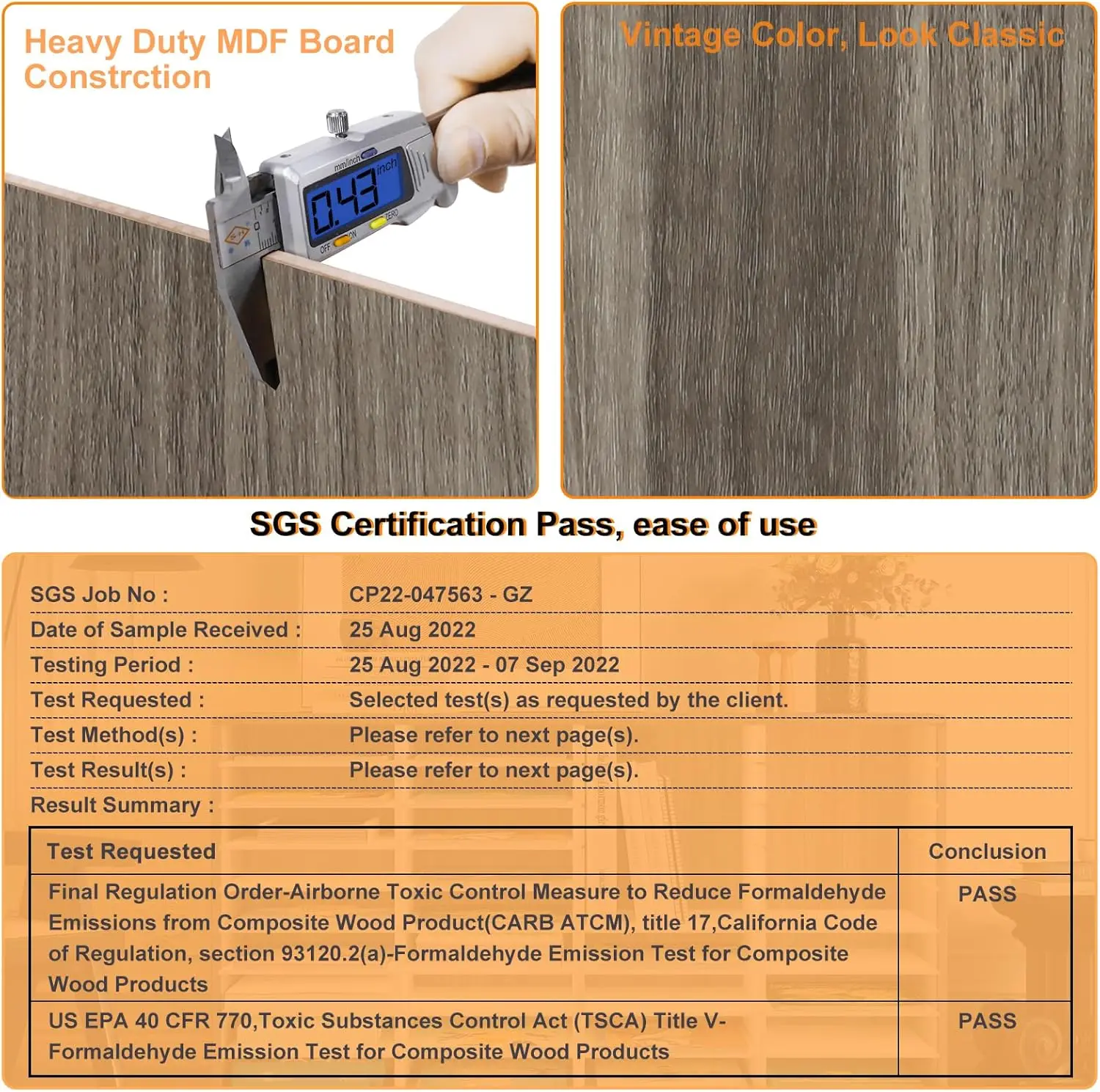 منظم ورق مكتب خشبي مع 12 رفًا قابل للتعديل، يحمل 6000 ورقة مقاس A4، رمادي/أبيض قديم للفصول الدراسية والمكتب والمنزل