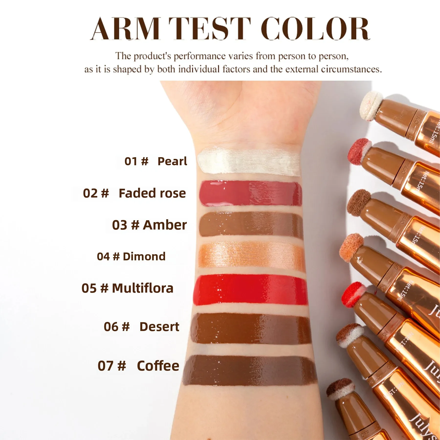 3 عبوات من وسائد هوائية سائلة مرطبة تدوم طويلاً، عصا أحمر الخدود خفيفة الوزن بمظهر طبيعي لخدود لا تشوبه شائبة، مكياج مثالي للوجه