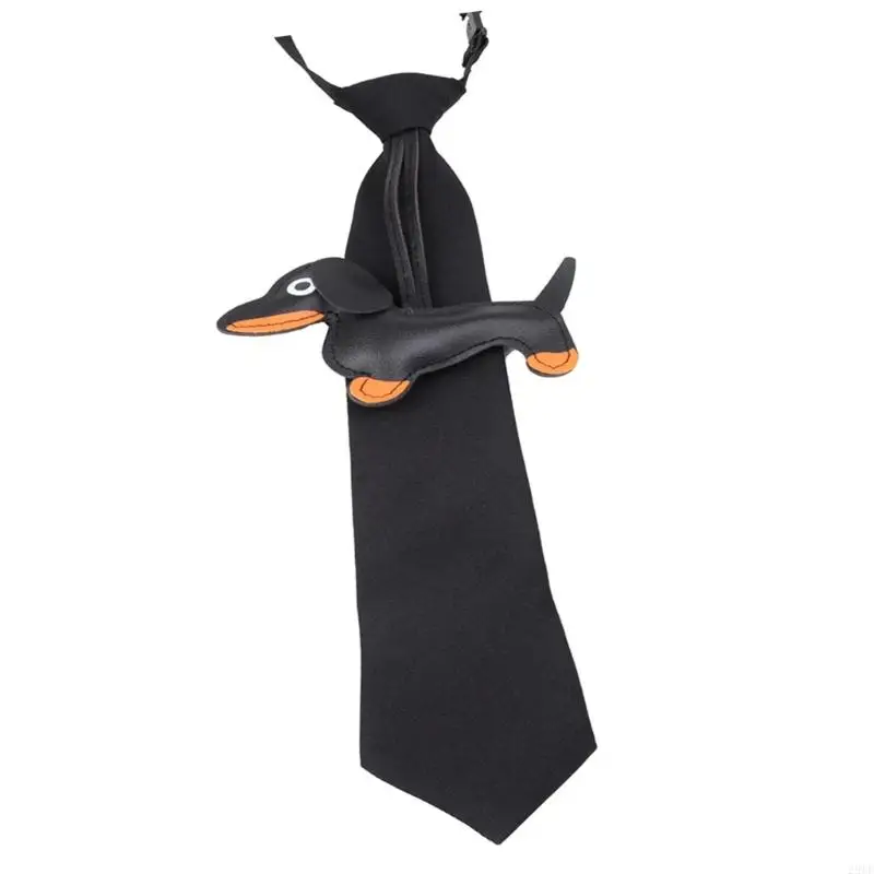 2025 New Humorous Pet Patterned Neckwear Smooth Textured for Various Gatherings