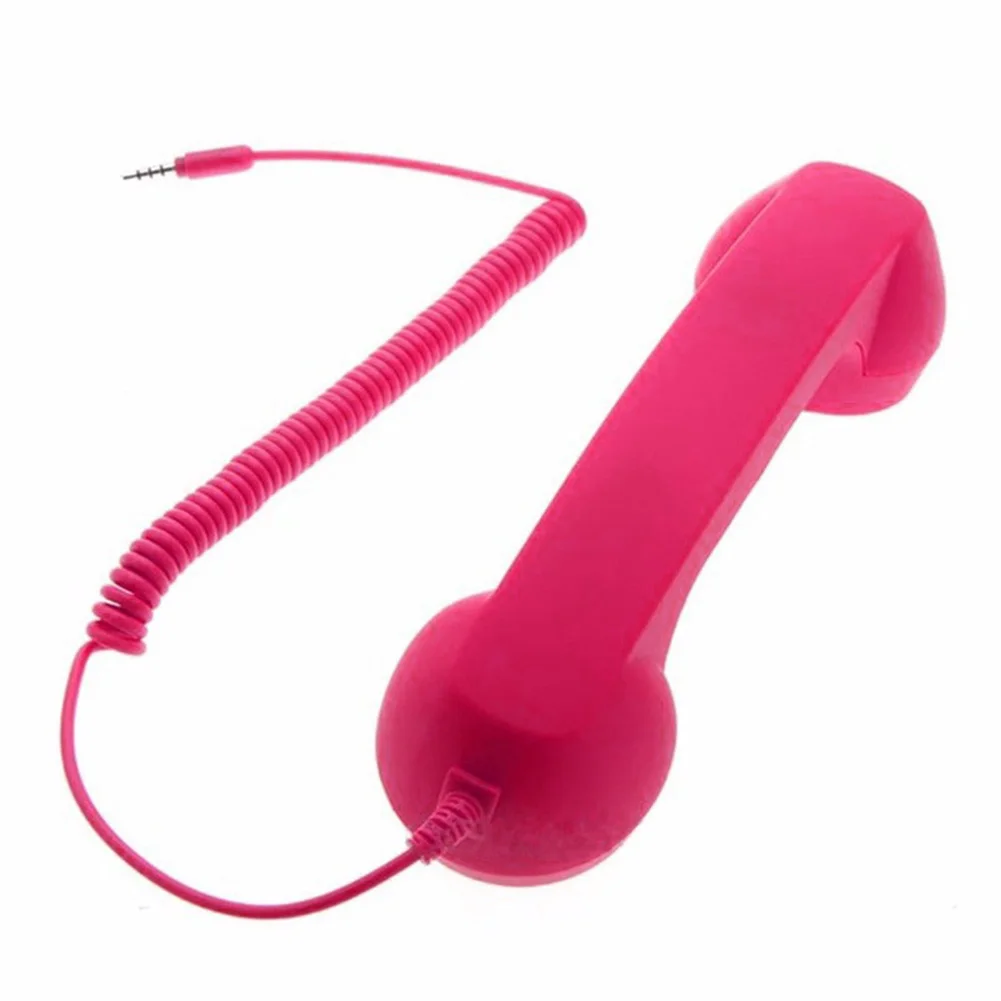 Universal Mobile Phone External Handheld Microphone Classic Cellphone Wired Earpiece Receiver Headset For 3.5mm and Type-C Port