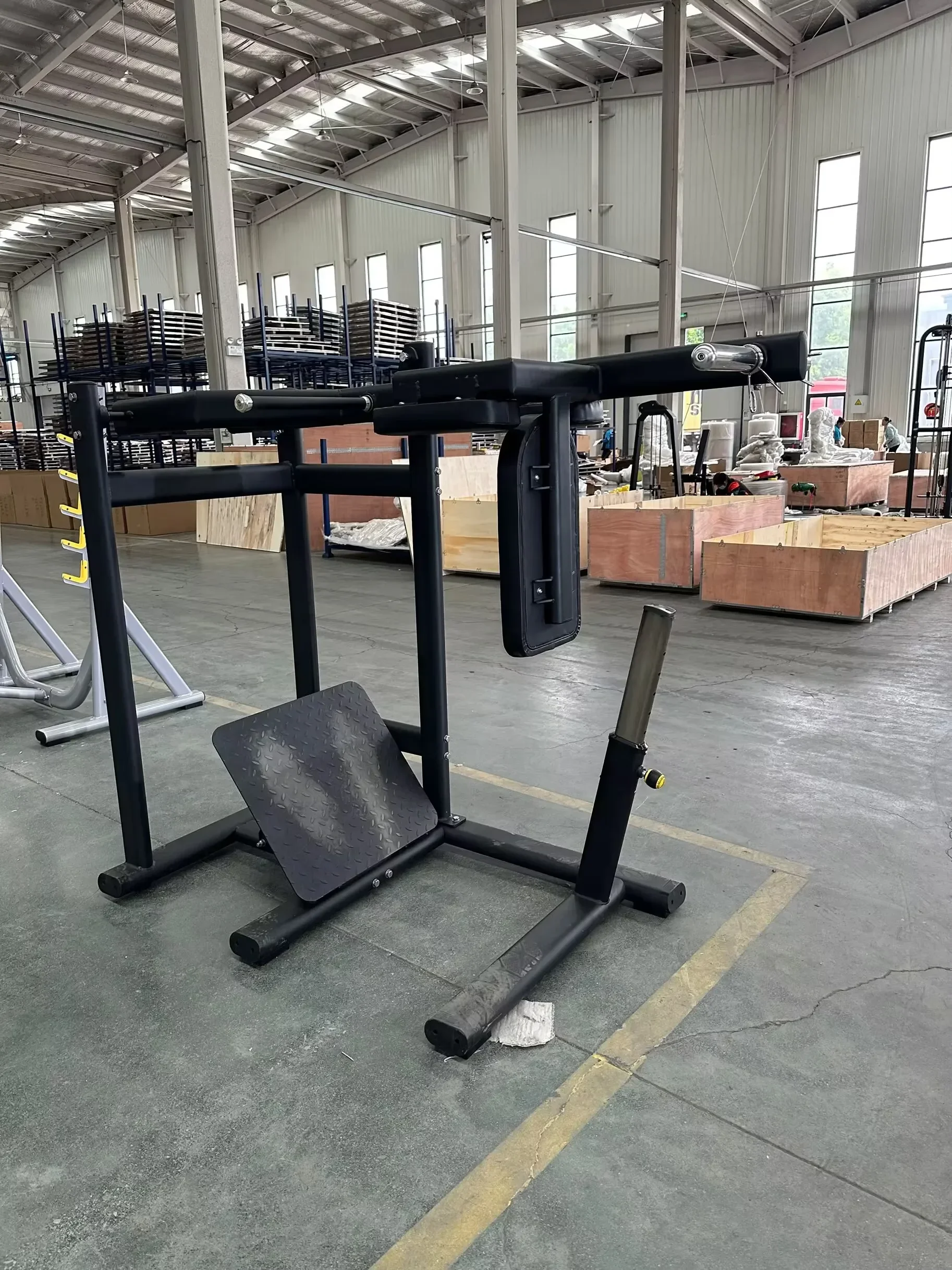 Gym commerciële Fitness Beenoefenapparatuur Slinger Squat Machine