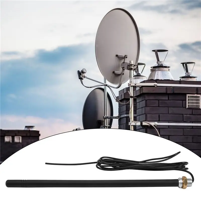 Eco-Friendly Outdoor 433.92Mhz Antenna With RG174 Cable Garage Door Remote Control Signal Enhancement Antenna