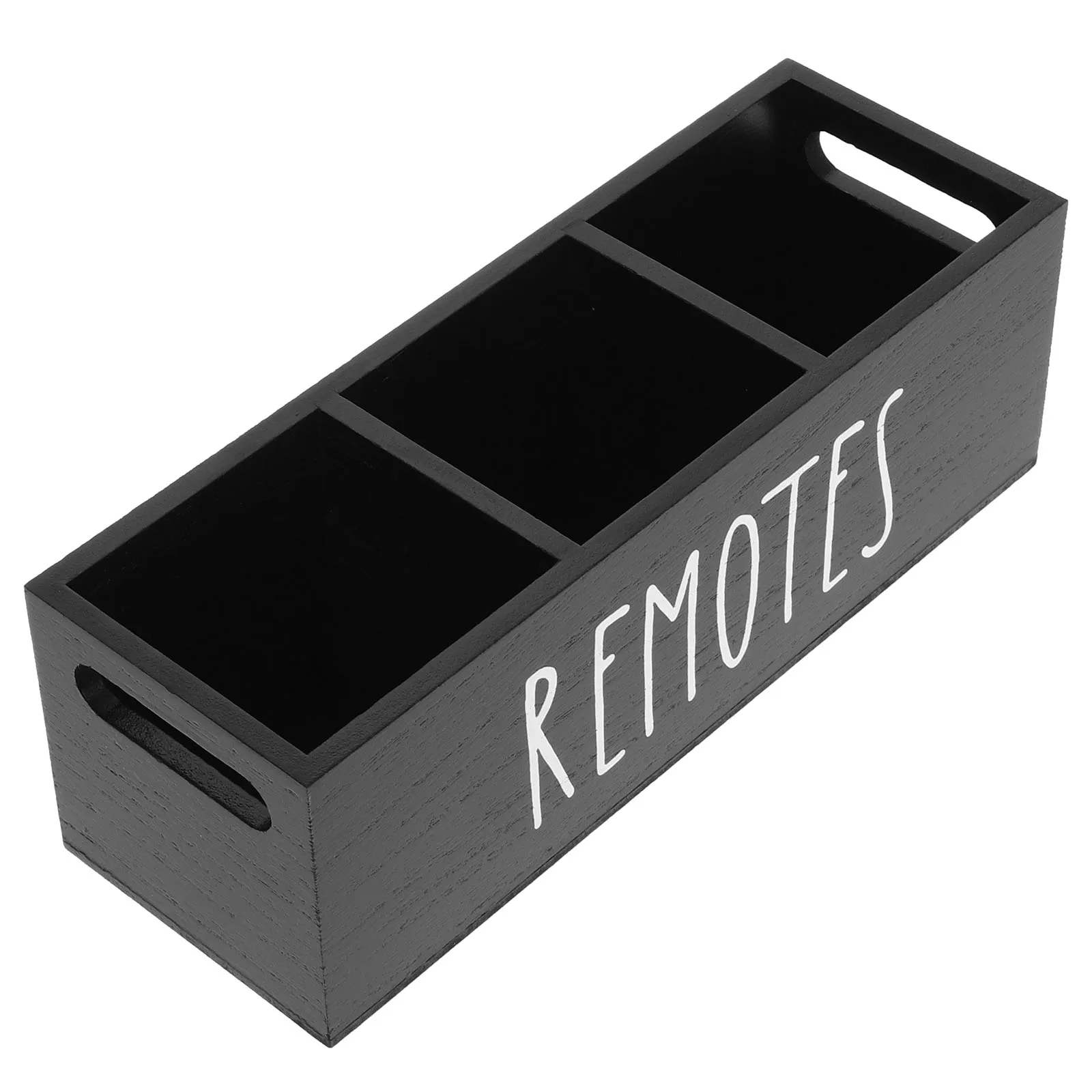 

Wooden Desktop Storage Box Organizer for Office Supplies Home Decor Remote Control Holder Nightstand Accessories Space-Saving