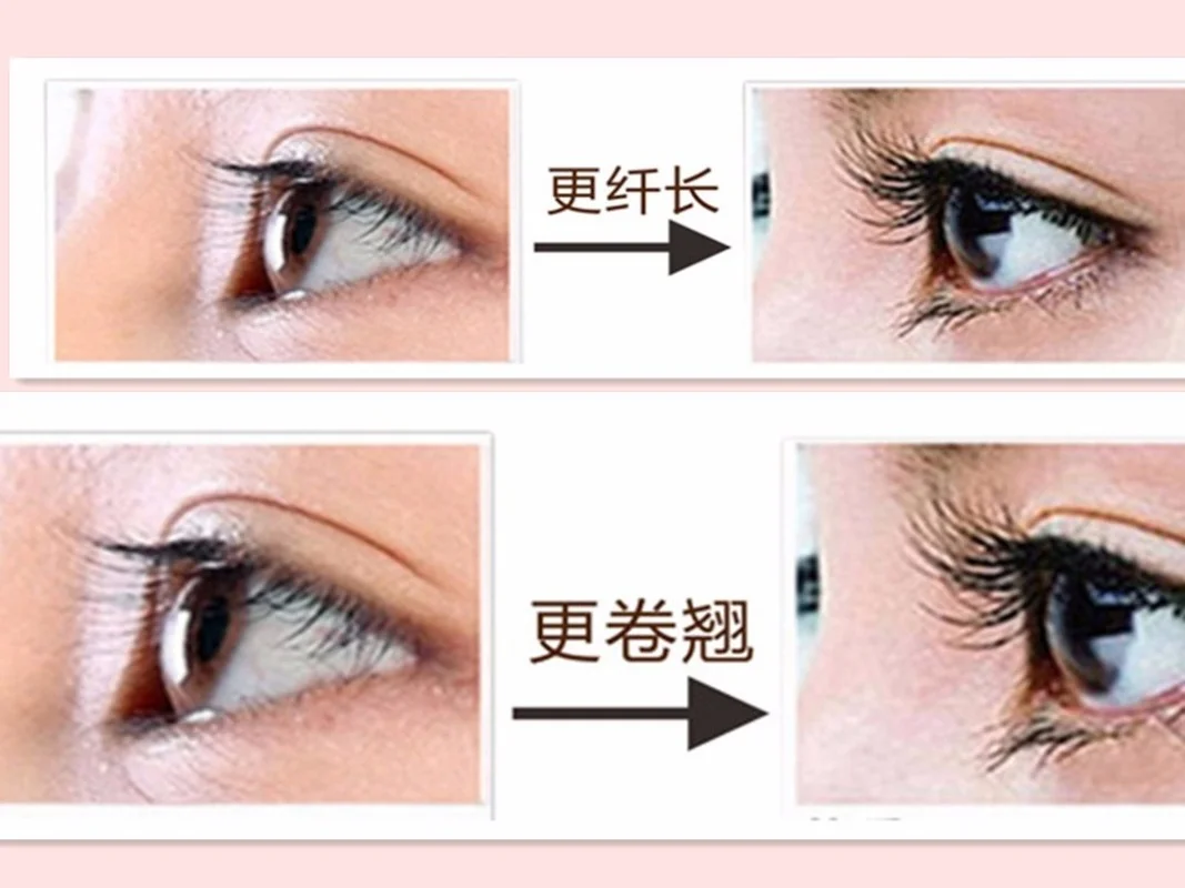 Fashion New Cute 4D Eye Makeup Fiber Mascara Long Black Lash Eyelash Extension Waterproof Lovely Mascara Cosmetics Mascar