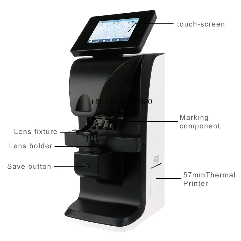 SJD918 Plus Automatic Lensmeter 8-inch Screen Digital Lensmeter Focimeter