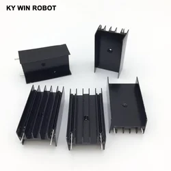 5 pcs Aluminium TO-220 Heatsink TO 220 Heat Sink Transistor Radiator TO220 Cooler Cooling 23*16*40MM With 2 Pins IC Electronic