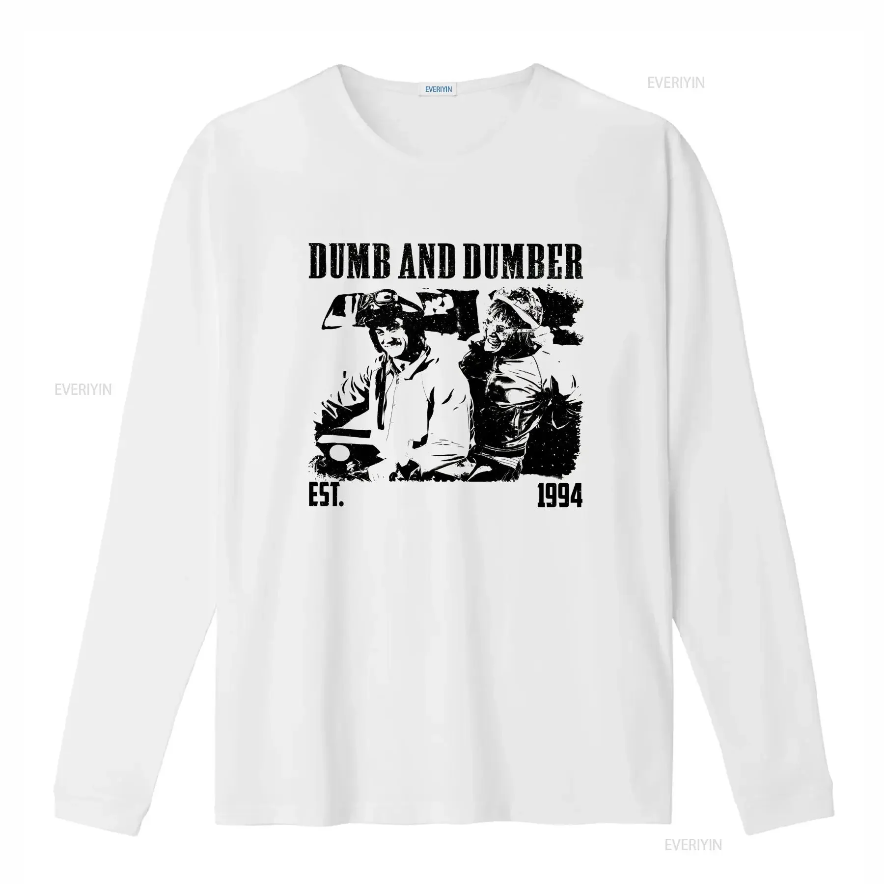 Dumb and Dumber T Shirt Movie Vintage Retro Classic s for him Christmas vintage Washed graphic Top For Everyday Wear homme