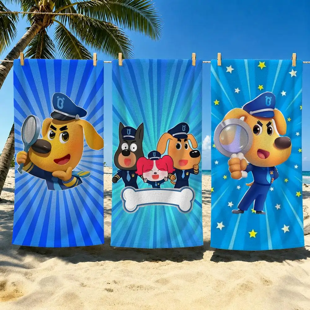 S-Safety Sheriff Labrador-S Towel Towel Soft Pool Gift For Travel Gym Shower Cool Camping Quick Dry Sports  Large Beach Towel