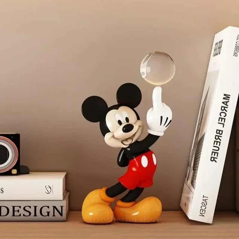 

Crystal Ball 24cm Mickey Living Room Decoration Desktop Creative Entrance Foyer Small Doll New Year Tv Cabinet Wine Cabinet Gift