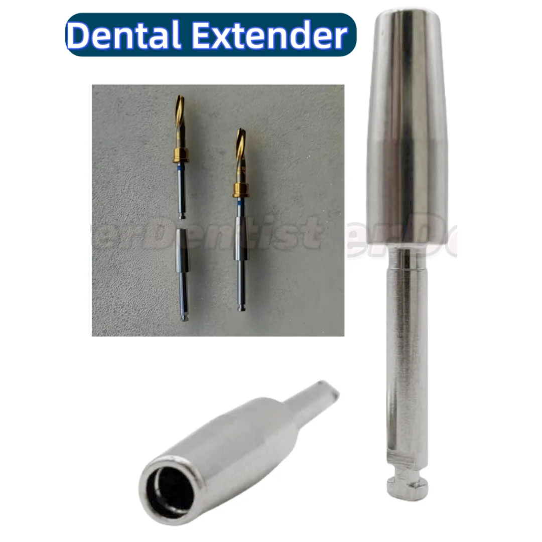 

Dental Universal Drill Extender Implant Drills Bur Length Extension Bar Rod Tool 1-10Pcs