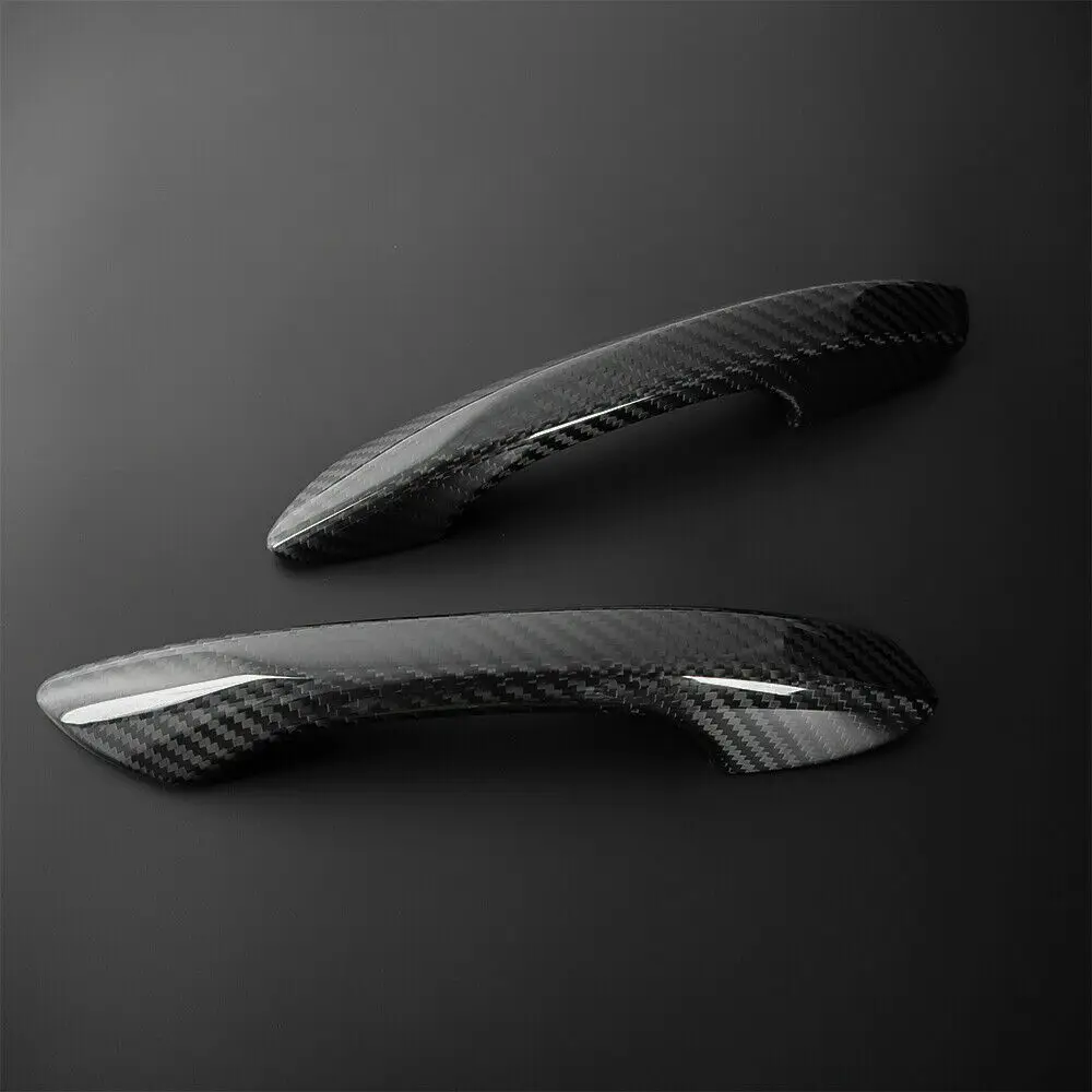 

Real Carbon Fiber Car Door Handle Cover Trim Exterior Accessories Fit for Porsche 911 2012-2018