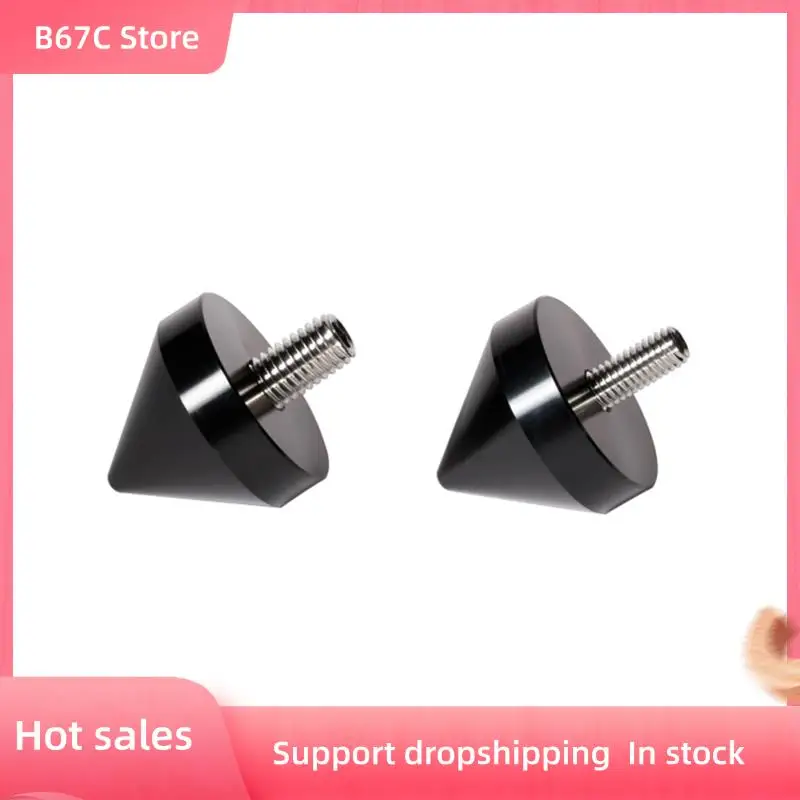 

B67C 4PCS Speaker Stand Feet Foot Shock-Absorbing Spikes Cone Floor Foot Nail Isolation Spikes