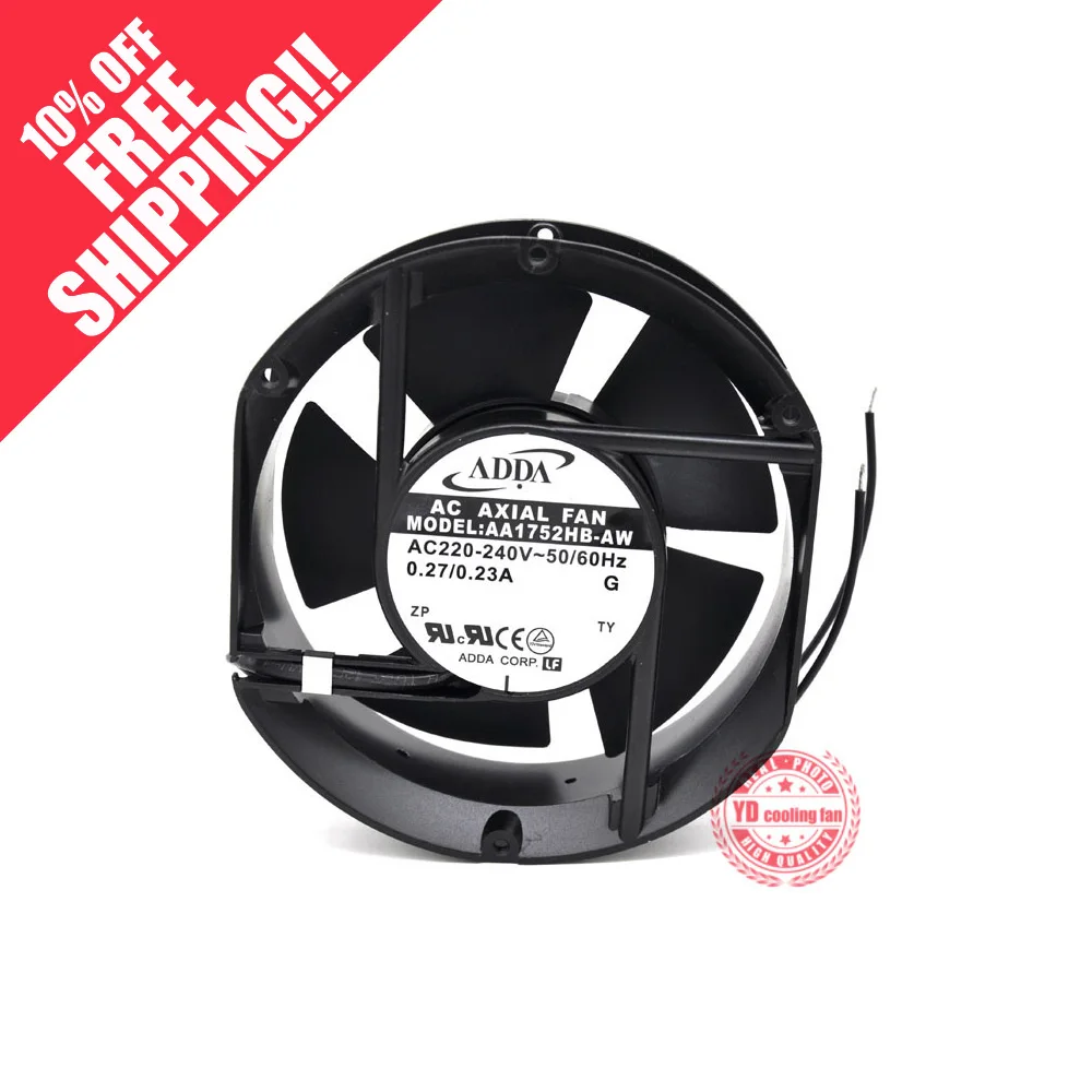 

NEW ADDA AA1752HB-AT AA1752HB-AW 17251 17CM AC220V cooling fan