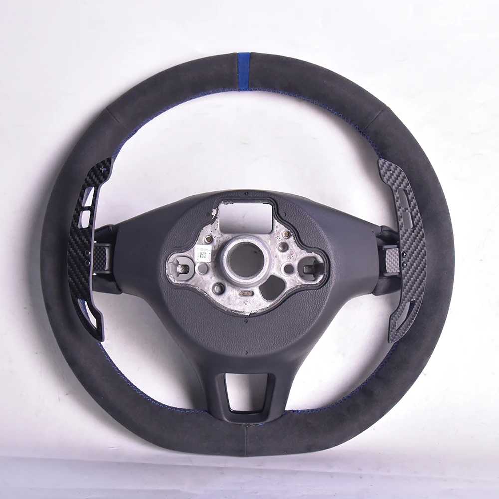 Suitable for Volkswagen Golf 7 Steering Wheel Carbon Fiber Magnetic Shift Paddles Sagitar Lingdu New Shangku Modification