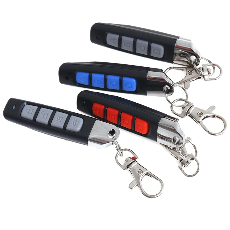 433MHZ 4 Buttons Clone Remote Control Wireless Transmitter Garage Gate Door Electric Copy Controller Anti-theft Lock Key