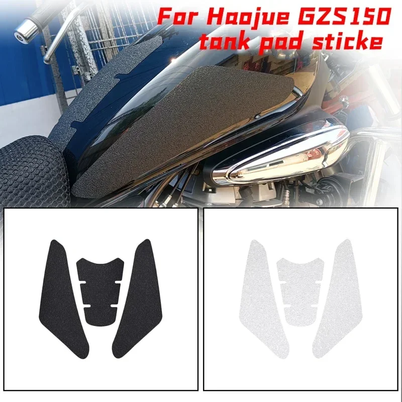 New for Haojue gzs150 gzs 150 motorcycle anti slip fuel oil tank pad side knee grip decal protector sticker pads