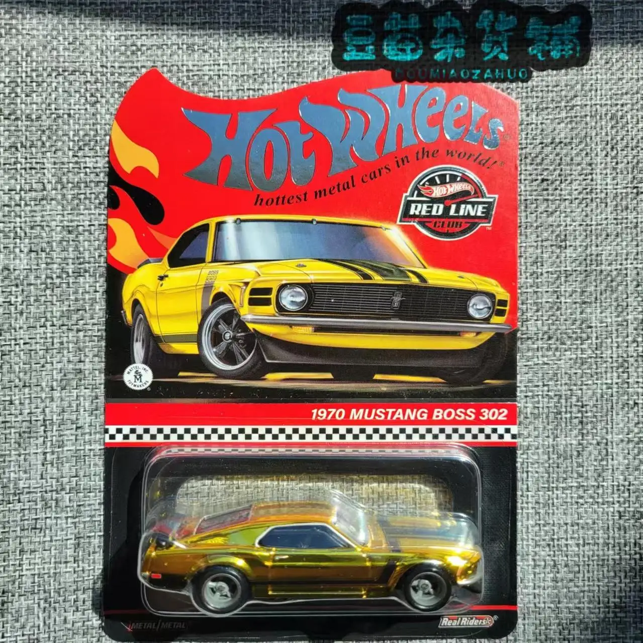 HOT WHEELS rlc 1:64 1970 Mustang Boss 302 Collection die cast alloy car model decoration gift