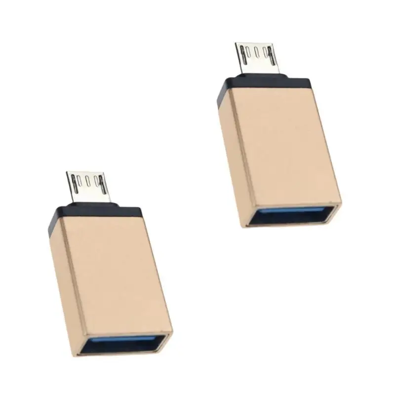 R53C 2pcs USB C Male To USB3.0 Female OTG Adapter For Enhances Device Functionality