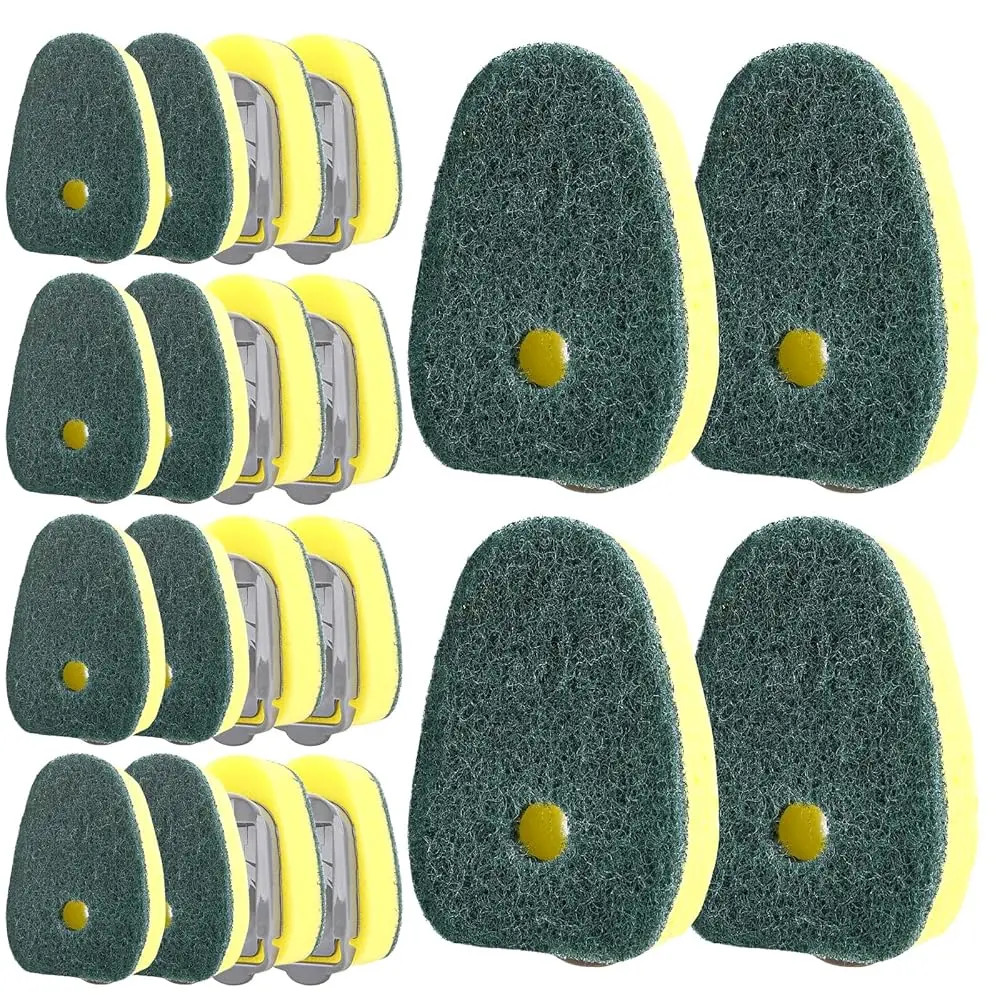 

Sponge Dishwand Brush Refills for Scotch-Brite Dishwand - 20 Pack Dish Soap Non-Scratch Brush Refills for Nonstick Pots and P