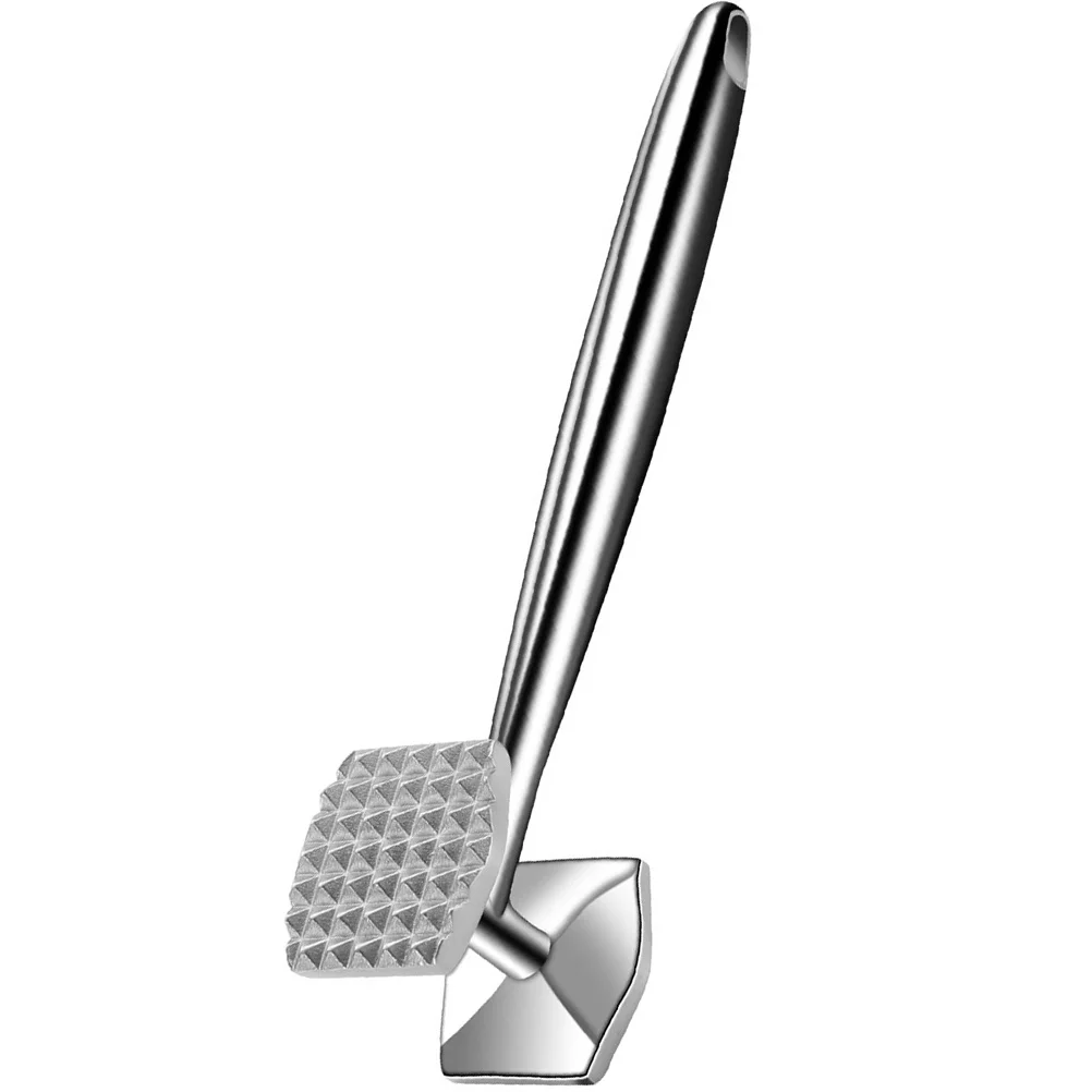 

Stainless Steel Loose Meat Hammer Minced Beef Masher Mallet Steak Tool Cooking Chicken 304 Pounding