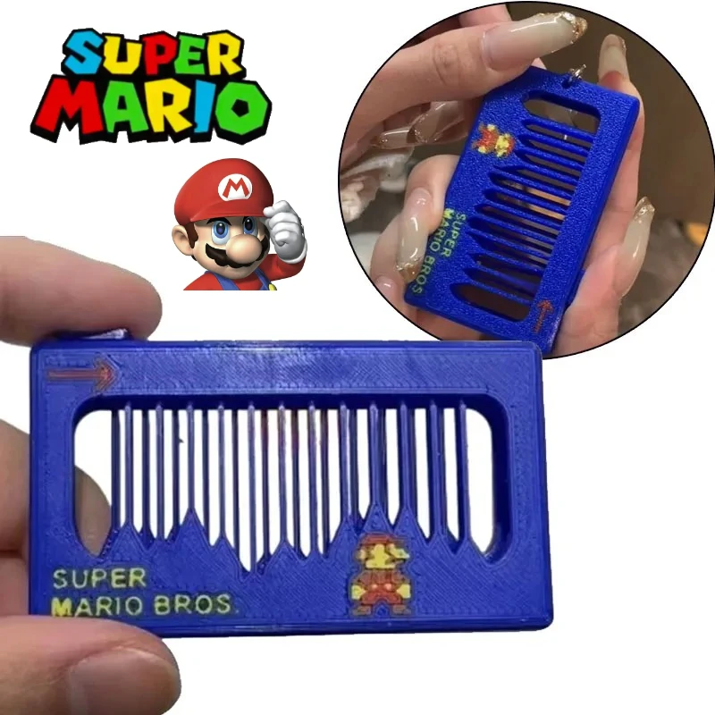 

Super Mary Decompression Toy Keychain Backpack Pendant Anime Figure Accessories Music Creative Toys Classic Game Peripherals