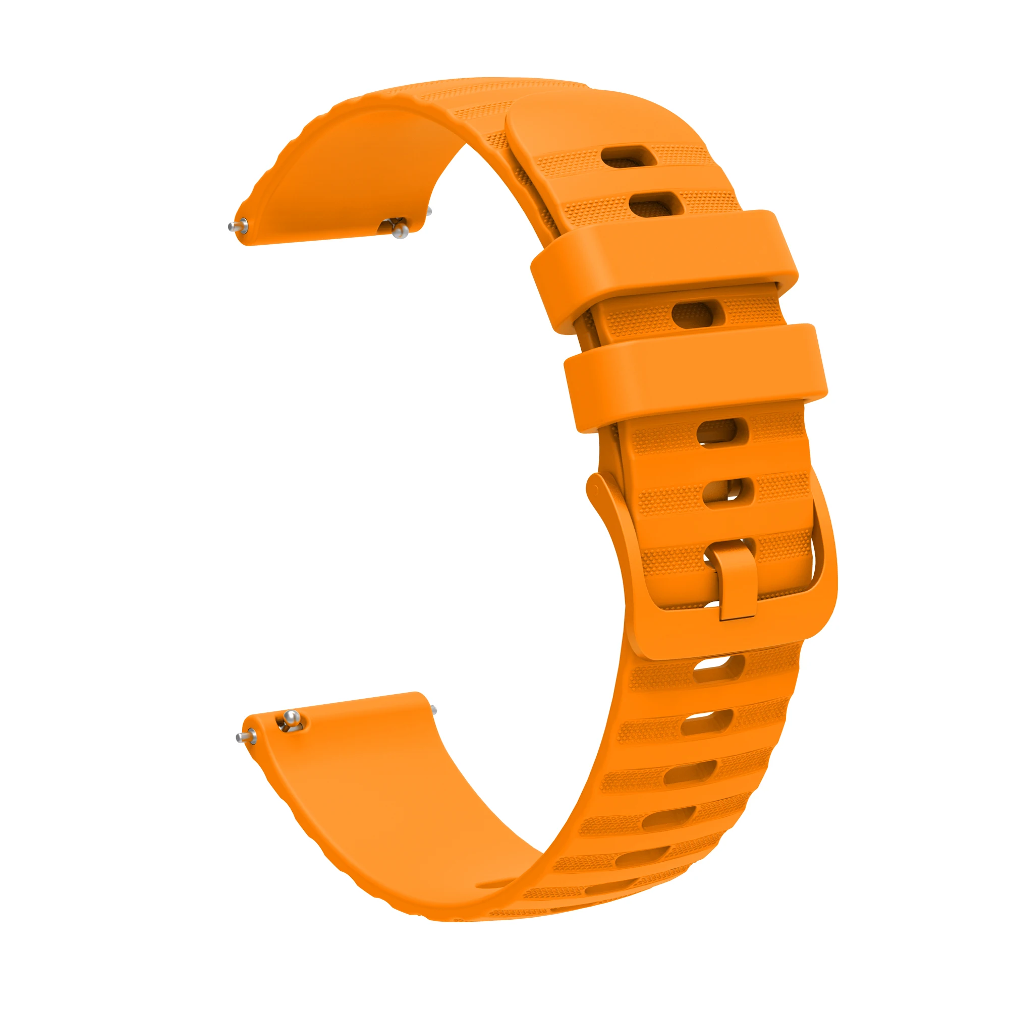

18mm 20mm 22mm Universal Watch Strap Wave-dot Pattern Quick Release Durable Sweatproof Silicone For Sport Smartwatch Band Unisex
