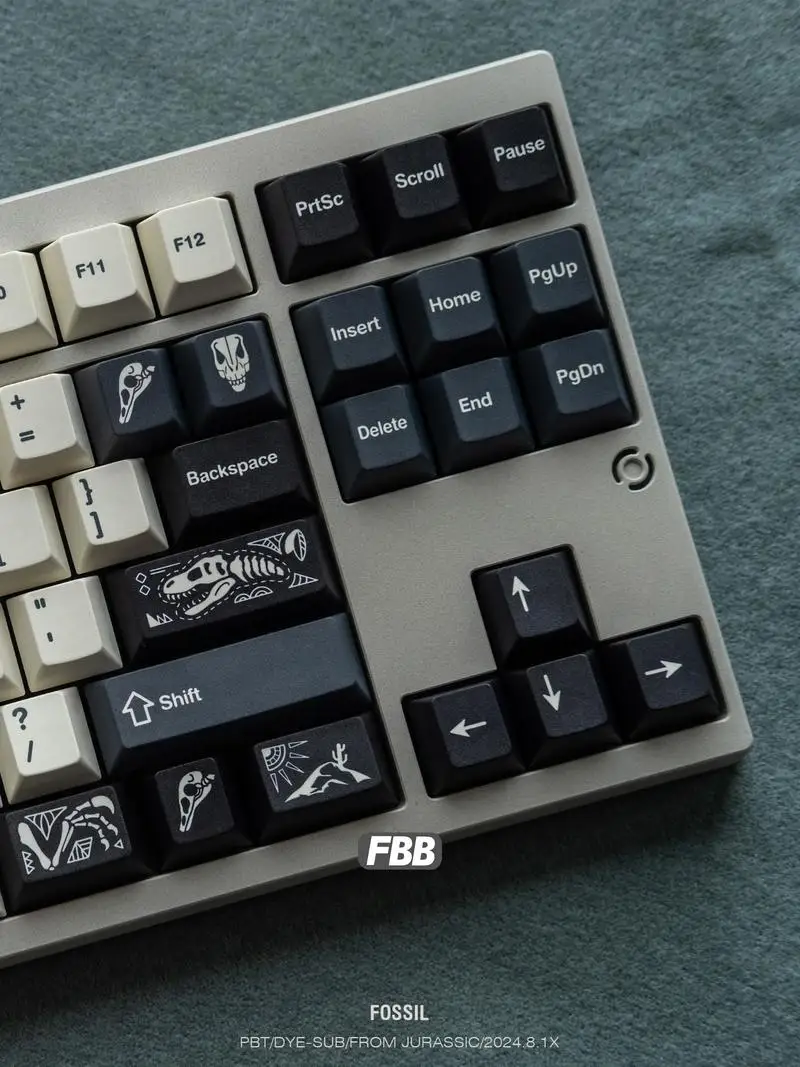 Imagem -06 - Fbb Fóssil Original Faça Você Mesmo Keycap Adequado para Personalizado Caps Teclado Mecânico Sublimação Térmica Cor Mista Pbt