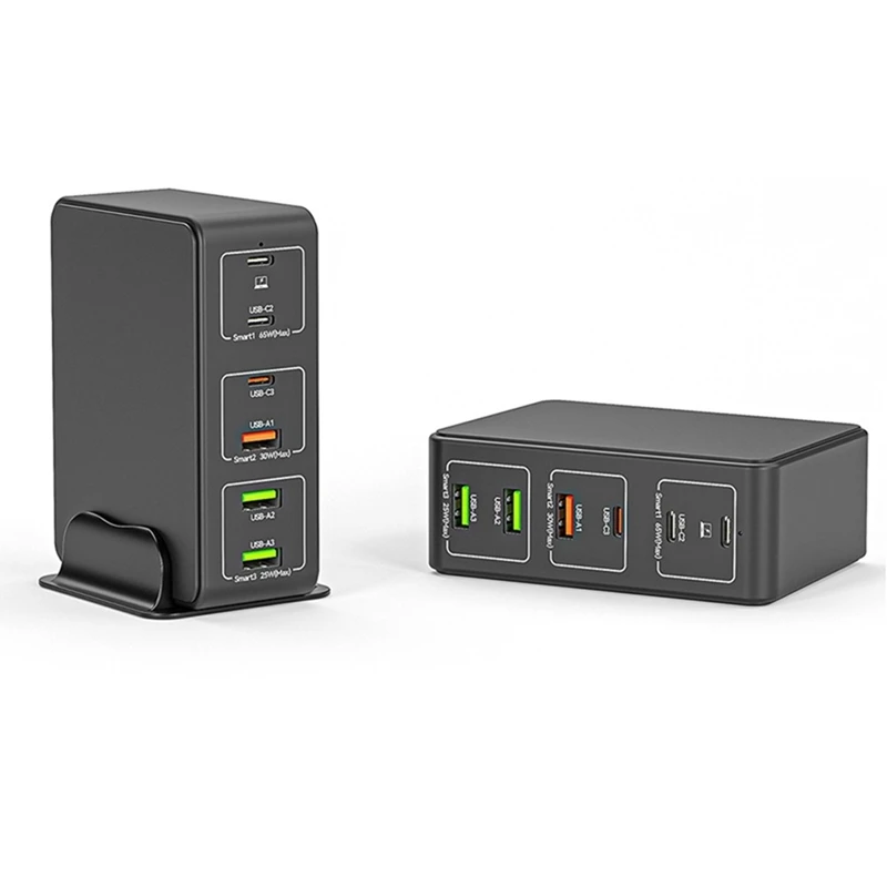 رأس شاحن كمبيوتر محمول متعدد المنافذ متعدد المنافذ بشحن سريع USB عالي الطاقة