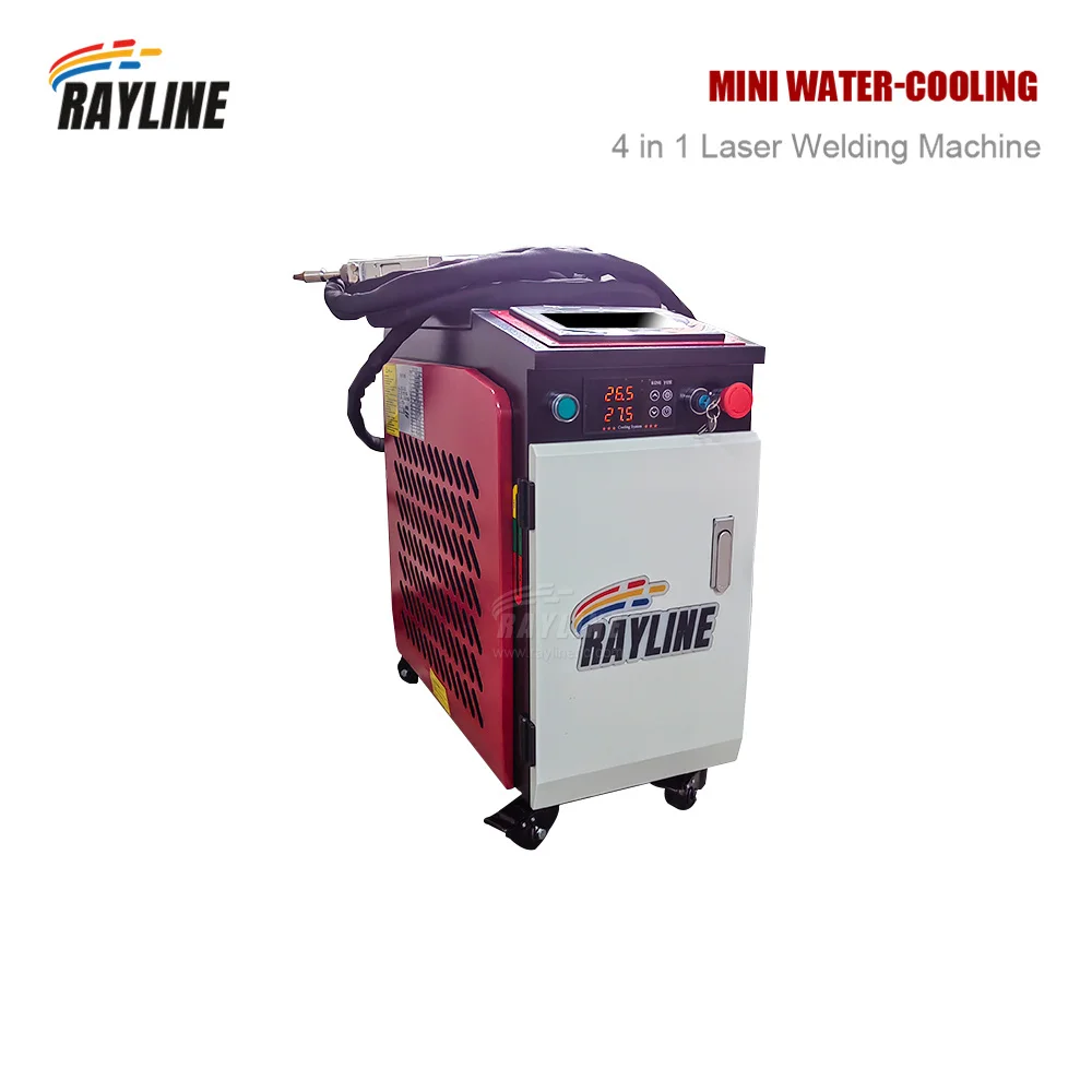 Handheld Laser Welding Machine Portable Fiber Laser Welder Clean Cut for Metal Stainless Steel Gold Silver Water Cooled