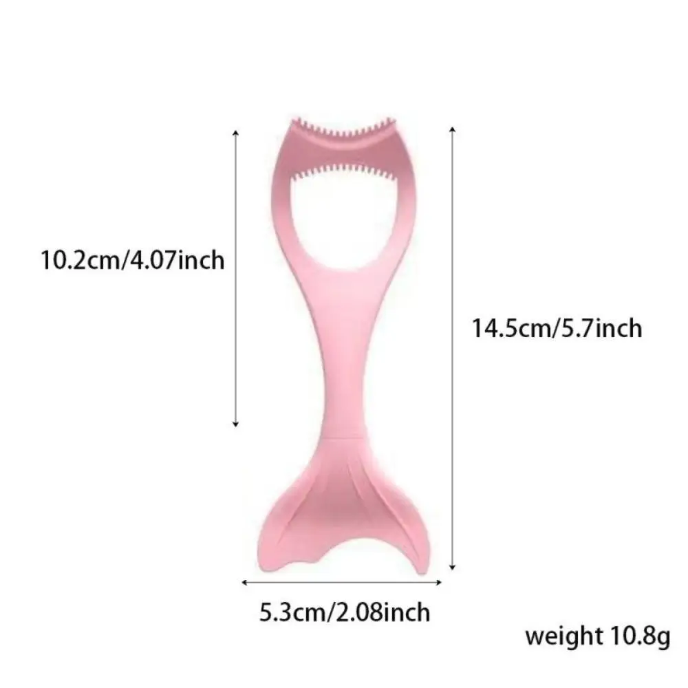 새로운 실리콘 마스카라 쉴드 인어 눈썹 연장 도구 여성 초보자용