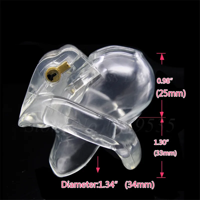 The Nub of HT V3 Male Resin Chastity Device,Cock Cage with 4 Size Penis Ring,Cock Ring,Adult Game,Chastity Belt Sex Toys for Men