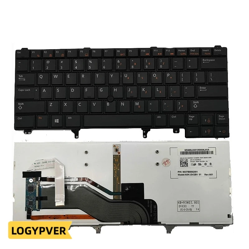 

Keyboard For DELL E6420 E5420 E5430 E6220 E6320 E6330 E6430 US English Backlit Laptop