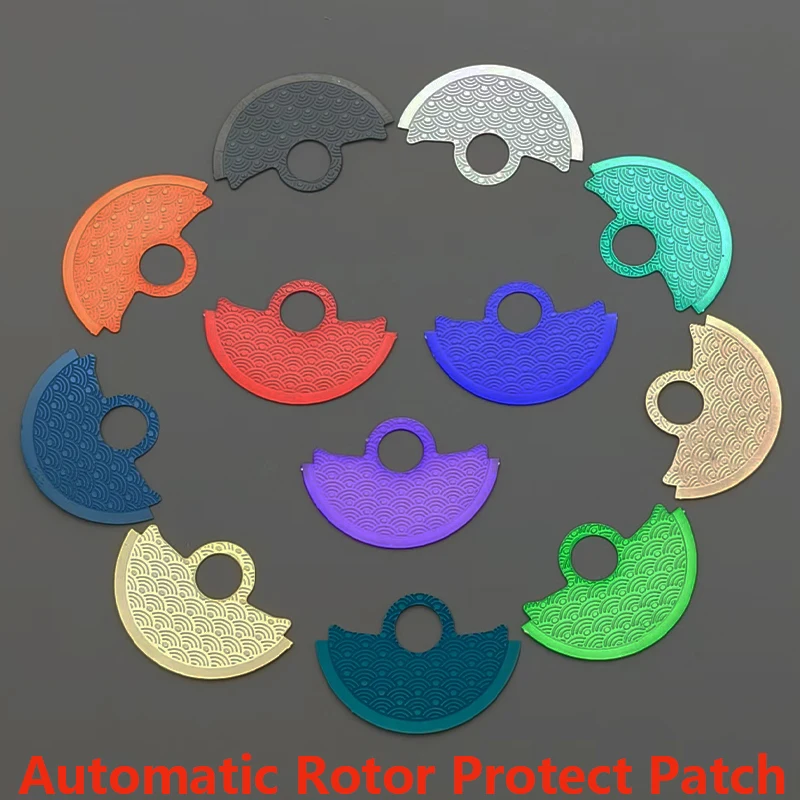 

Wave Pattern NH35 Automatic Hammer Rotor Metal Patch Fits for 4R35 4R36 NH35 NH36 7S26 Movement SKX007 Watch Rotor Retrofit Part