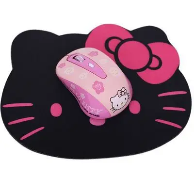 bluetooth mouse mini pc  laptops accessories Hello Kitty Wireless Mouse Cute Cartoon Girl Desktop Computers and Laptop