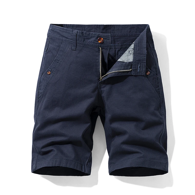 Short cargo en coton pour homme, coupe couvertes, respirant, décontracté, poches, extérieur, solide, ingent, homme, été