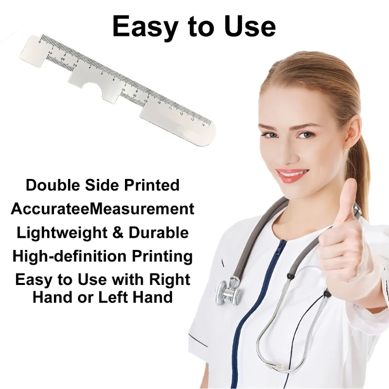 Glasses Pupil Distance Ruler 150mm Eye Ophthalmic Tool Pupil Distance Measure