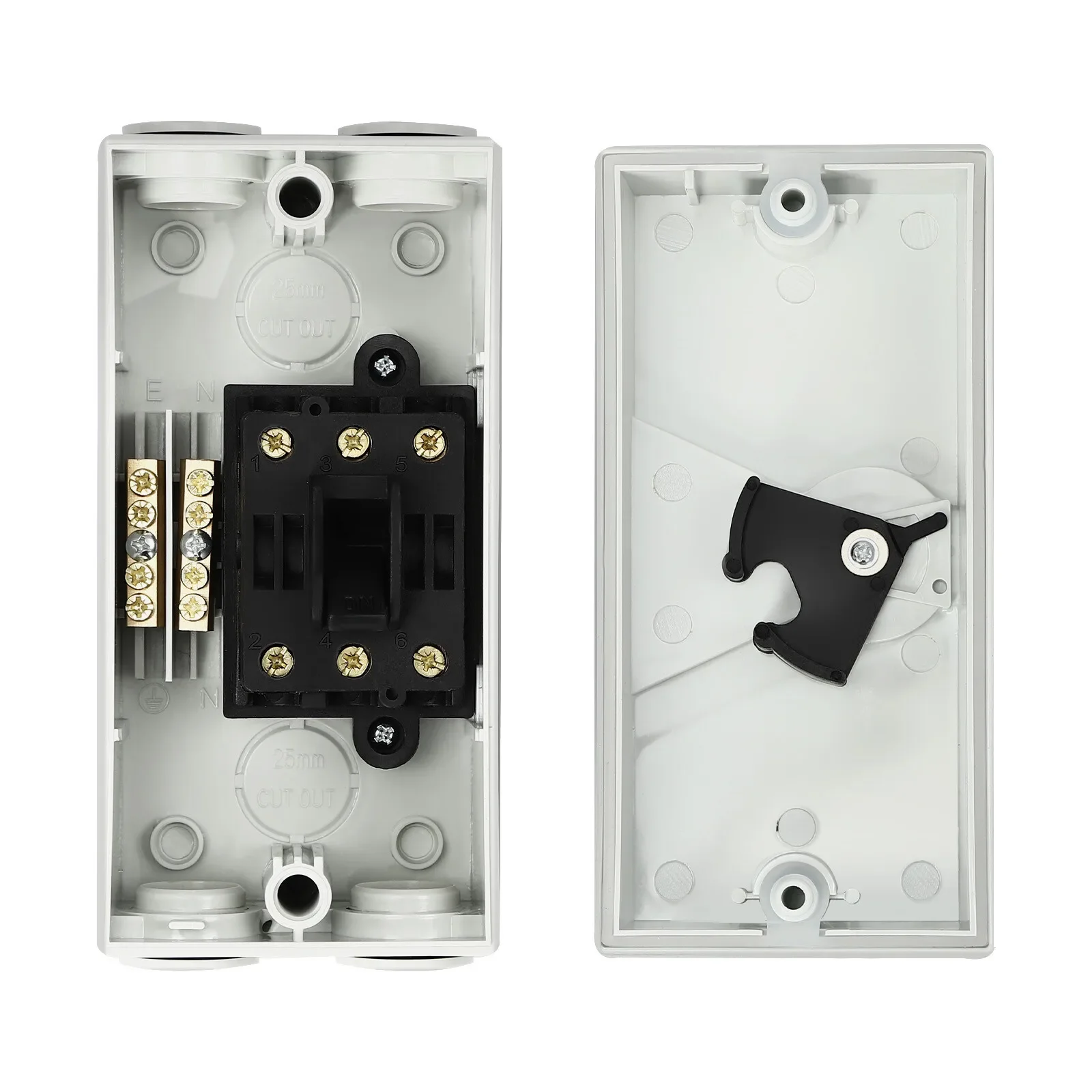 35A 440V مفتاح فصل 3 طريقة 3 مواضع عزل التبديل مقاوم للماء IP65