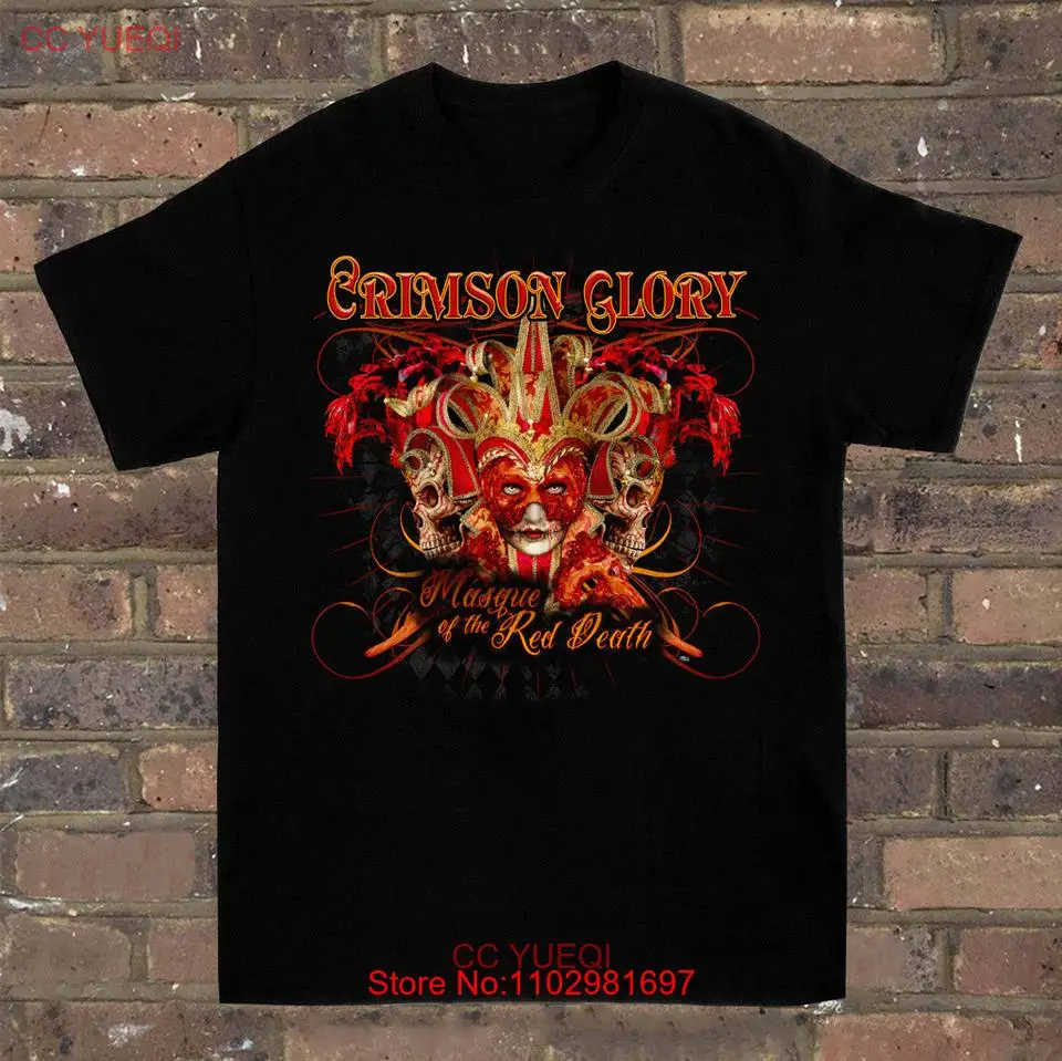 Crimson Glory - Masque Of The Red Death Black Unisex T-Shirt