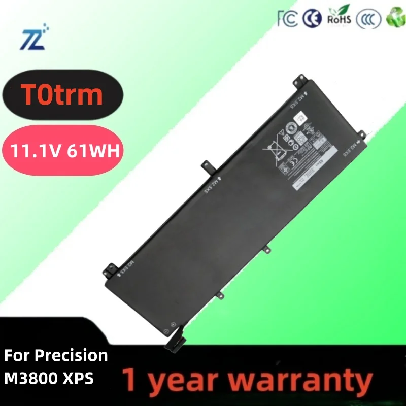 

T0trm 61wh Аккумулятор для ноутбука T0trm для Precision M3800 Xps 15 9530 9535 245rr H76mv 7d1wj Y758w 11,1 v 61wh аккумулятор